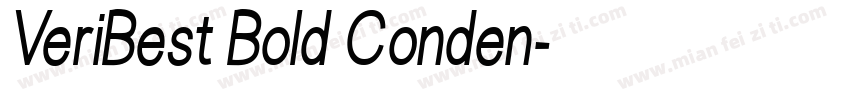 VeriBest Bold Conden字体转换